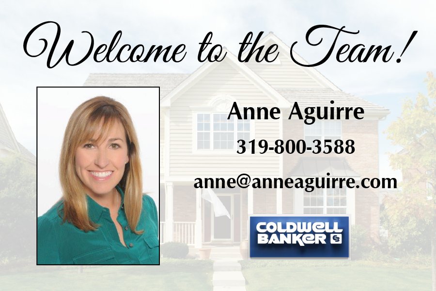 ssersland's tweet photo. We are very excited to have Anne Aguirre join our @coldwellbanker #IowaCity team!!!!! #genblue #awesomeness #cbrep https://t.co/zPh9FJC1R7
