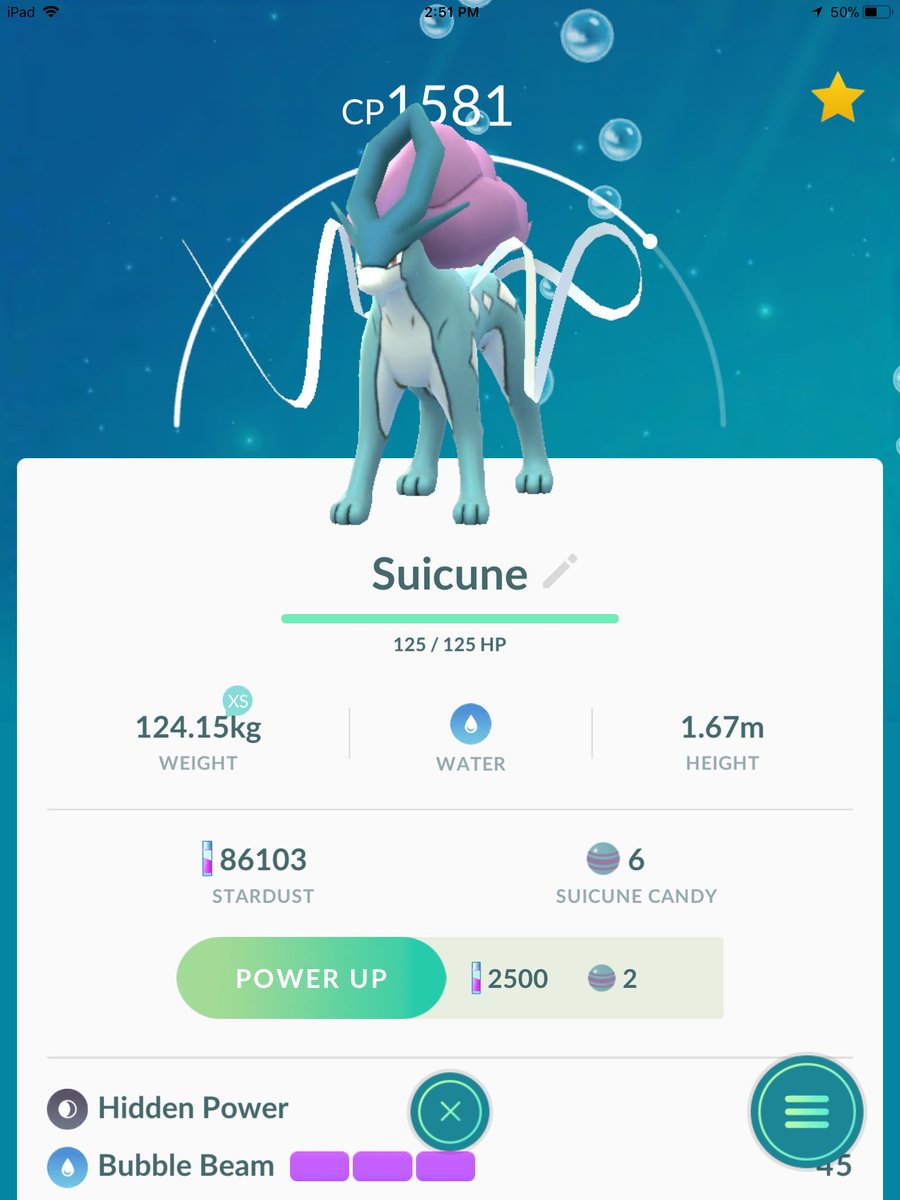 j_r_savage's tweet image. @PokemonGoApp Critically Caught this beast today! First Suicune raid in my hometown! #Pokemon #CriticalCatch #LegendaryBeast