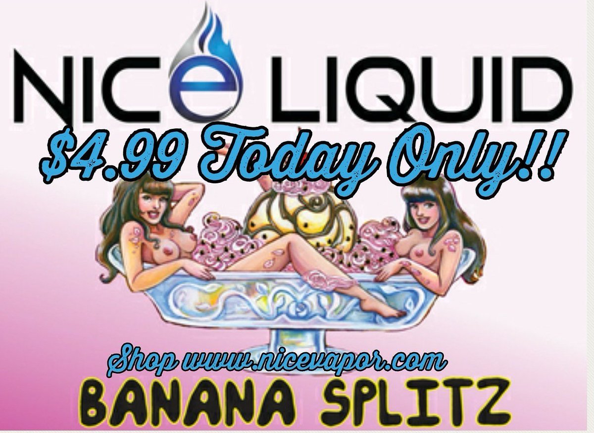 Banana Splitz! Satisfy your taste buds and cravings with the creamy taste of ice cream 🍦, strawberries 🍓and the sweet flavor of banana 🍌