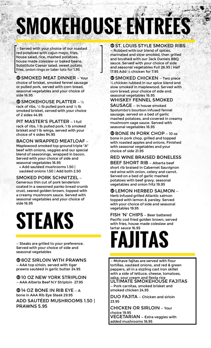 MohaveSMKhouse1's tweet photo. Check out our brand new menu! - Don't worry Red Deer; We kept your favourites!!
#RedDeer #NewMenu #RedDeerNightOut #ExploreRedDeer https://t.co/EErv8OA3z4