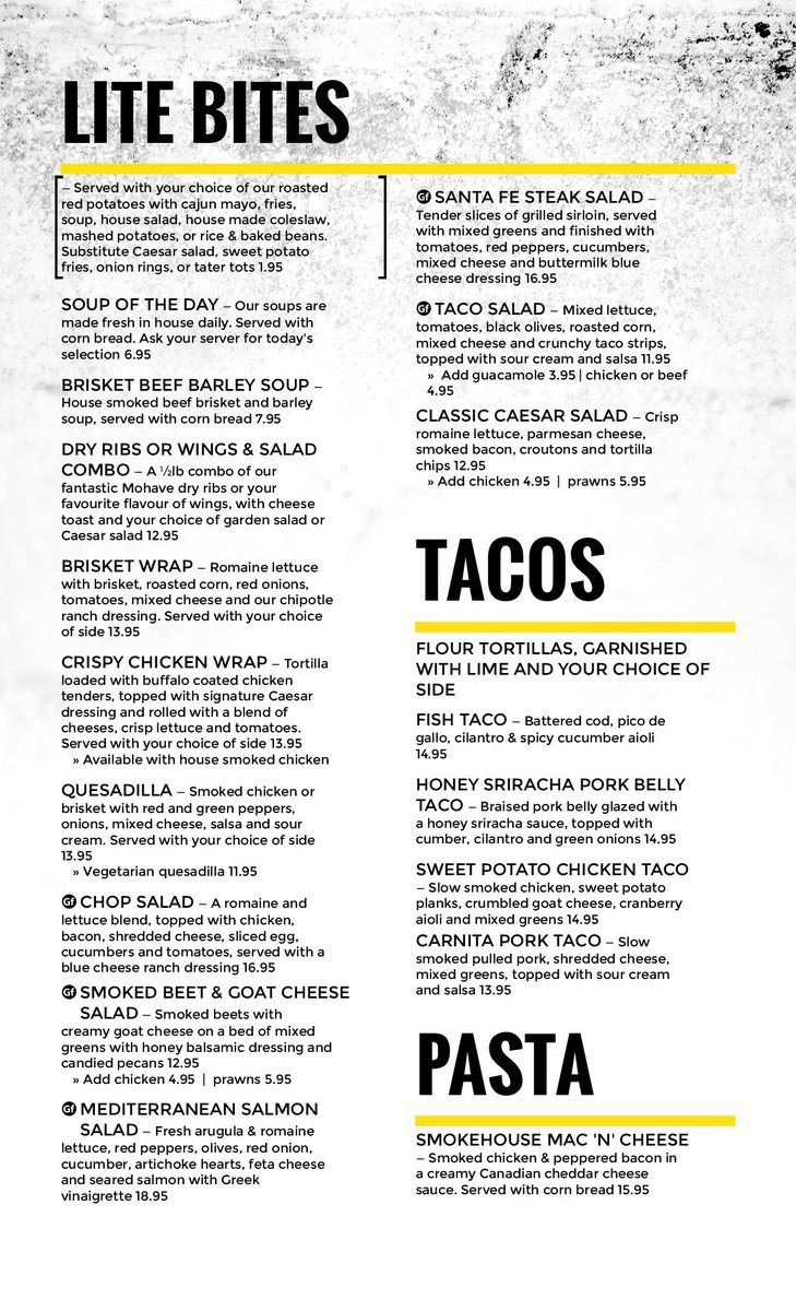 MohaveSMKhouse1's tweet photo. Check out our brand new menu! - Don't worry Red Deer; We kept your favourites!!
#RedDeer #NewMenu #RedDeerNightOut #ExploreRedDeer https://t.co/EErv8OA3z4