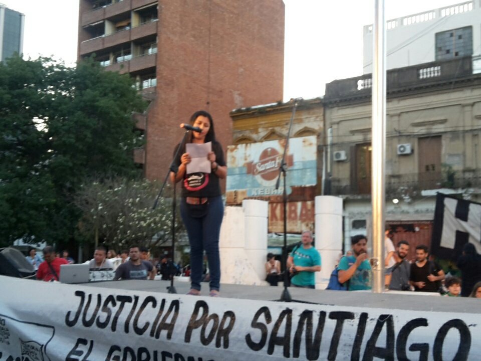 PeriodicoPausa's tweet photo. #JusticiaPorSantiagoMaldonado "Santiago fue arrancado de las garras de Gendarmería por la movilización popular" https://t.co/FFc7nM0RKv