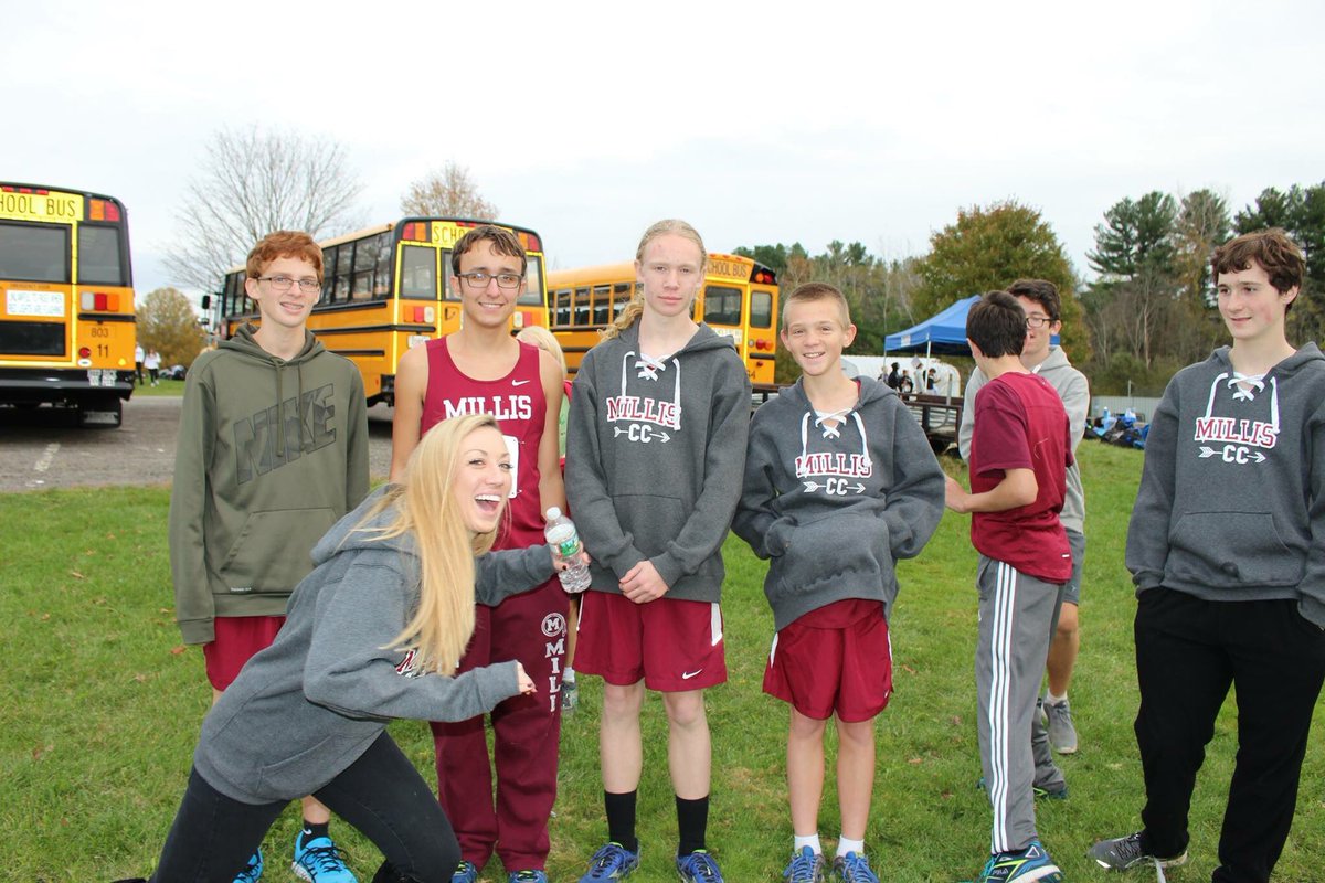MillisXC's tweet image. When your coach photo bombs the picture!