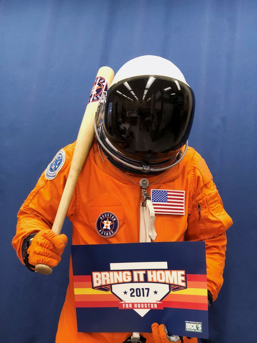 NASAJohnson's tweet photo. We have a friendly wager going with @NASAJPL and our fate will be decided at #Game7 tonight! Details via @KHOU: https://t.co/xL56xV47C8 https://t.co/BoSPxBrboS