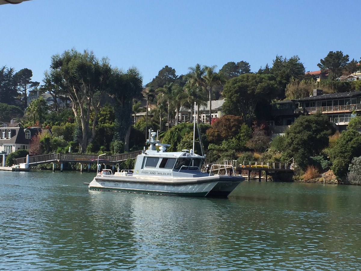 CalSpillWatch's tweet photo. OSPR took part in a media event highlighting how spill response has improved since the 11/7/07 #oilspill involving the #CoscoBusan #NRDA https://t.co/4JqEHB2KjX