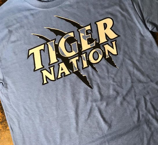 HolyFamilyWLax's tweet photo. Find a women’s Lax player to get your spirit shirt!! $15 sizes ranging from small-2XL #TigerNation 🐯 https://t.co/ddTHsJk091