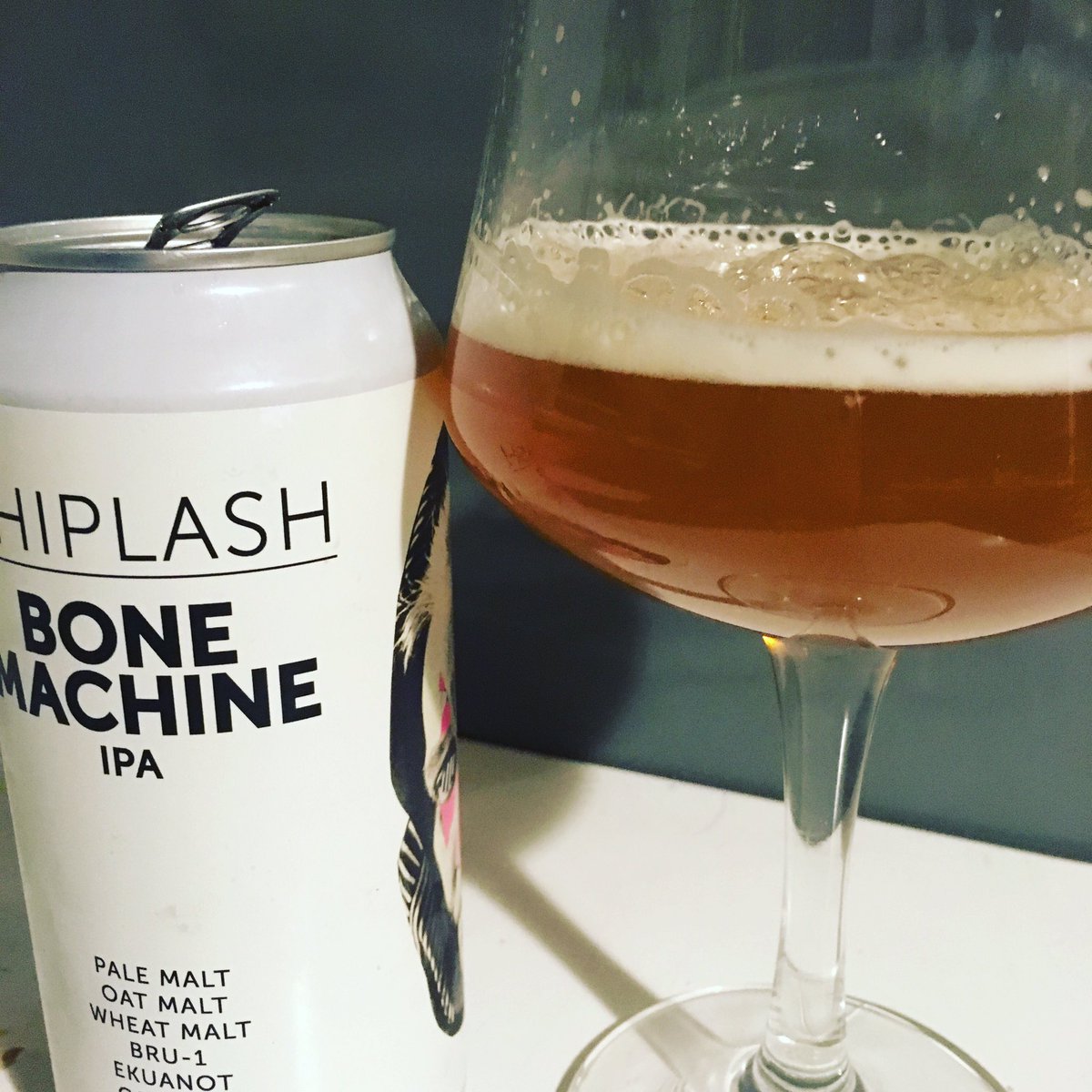 RuthDeveney's tweet photo. Do ya ever get it wrong...?@whiplashbeer #BoneMachine #proudofIrishbeer #pineapplebomb #sixpoint2pc #IPA #Irish #Craft #beer https://t.co/xbTLih6ajk