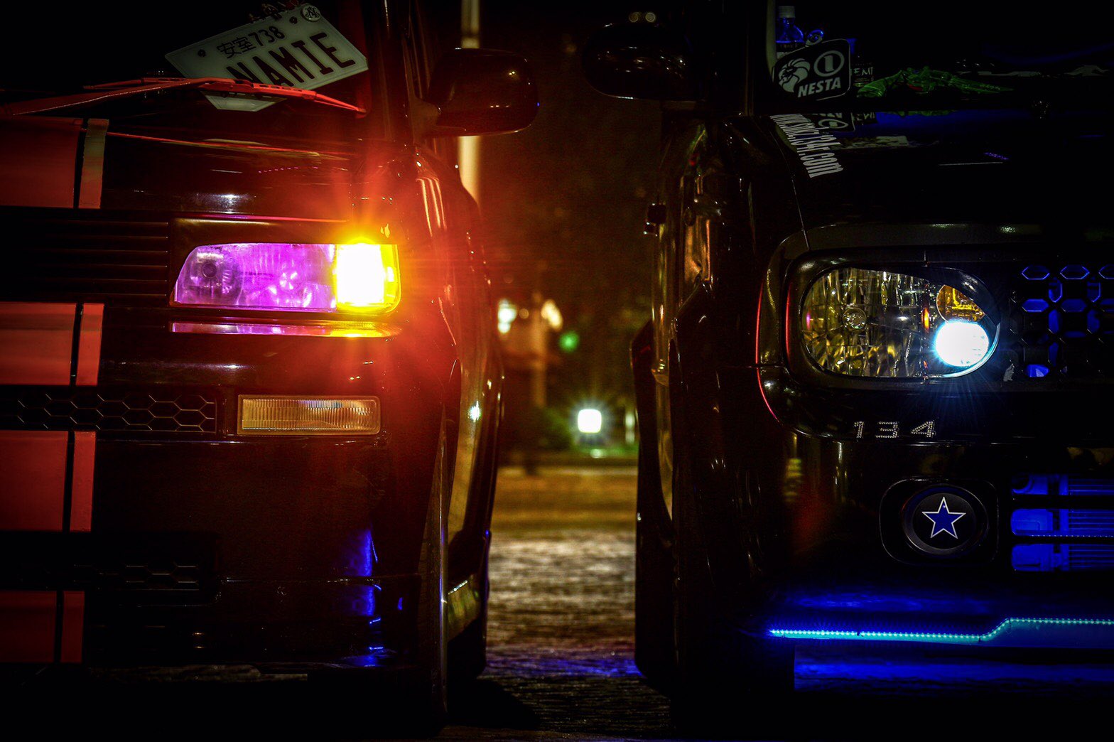 Manya 昨日はイタリア街行って ちなゆうカップルとやっと会えて コラボできました ๑ ༥ ๑ 一哉も来てくれて ほんとありがとう 湘南乃風 安室奈美恵 湘南乃風仕様車 安室奈美恵仕様車 イタリア街