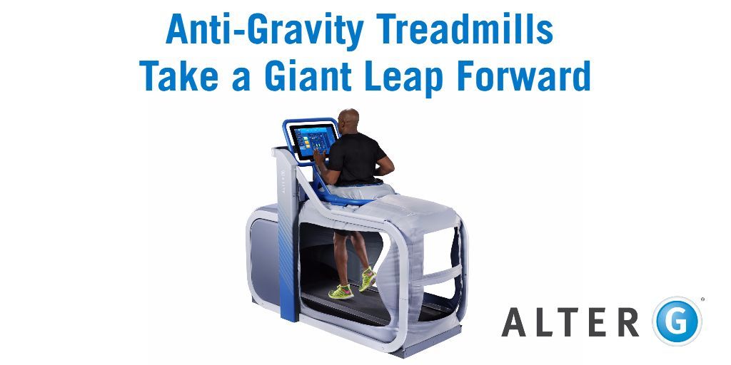 Alter_G's tweet photo. #DefyGravity with the NEW #Via Anti-Gravity Treadmill by #AlterG! Now with integrated #StrideSmart gait analytics! https://t.co/gEpTcADlr0 https://t.co/HyZf9GXRao