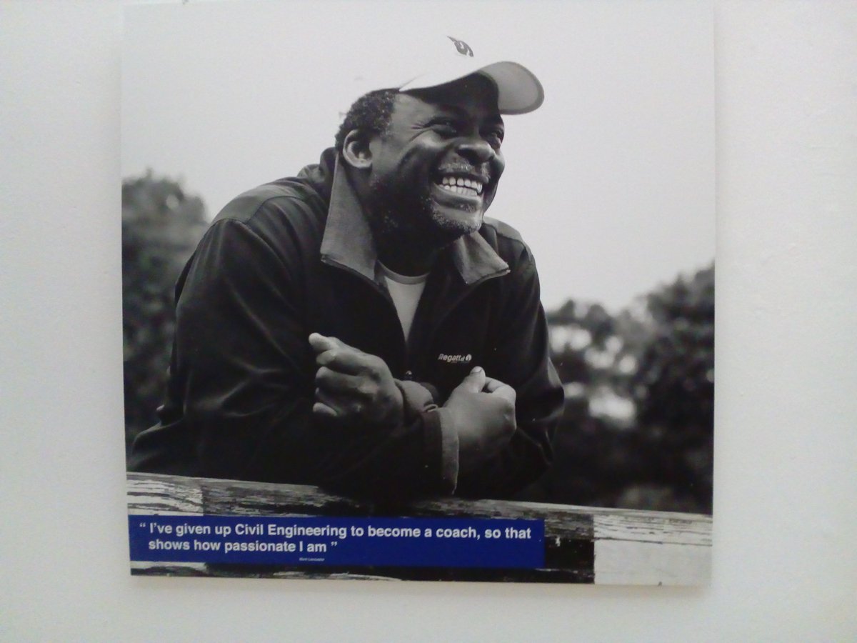Ocaka's tweet photo. 'COACH' a must see exhibition recognising #SilentStars of UK Black and Asians track &amp; field coaches @ernestsimons @DonnaLegz @BritAthletics https://t.co/ZvmExvgTw3