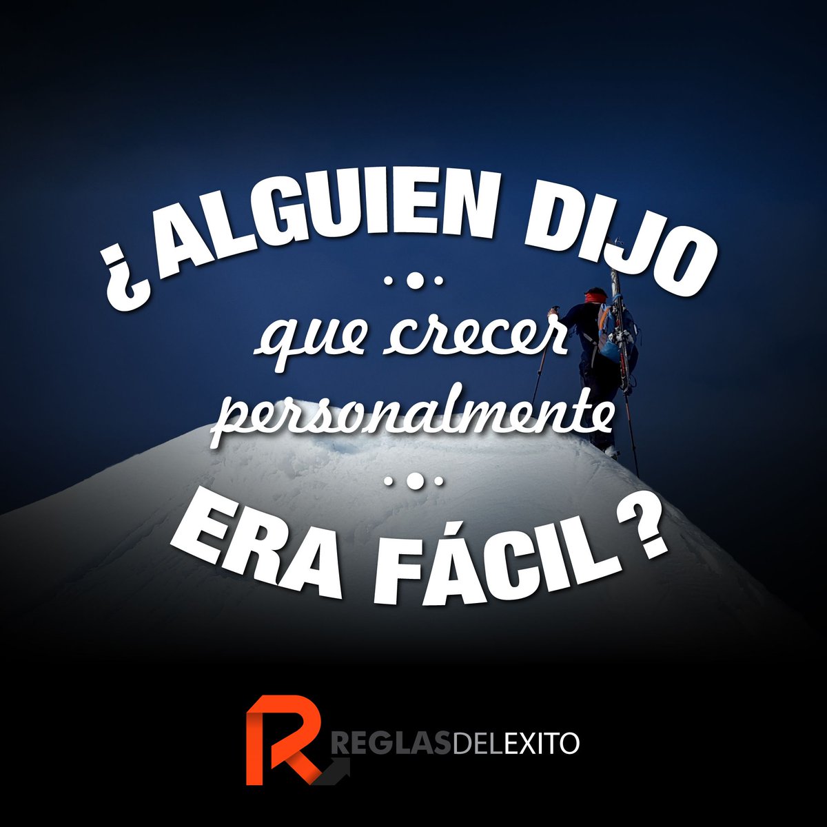 ReglasExito's tweet photo. Lo #emprendas #hoy o cualquier otro día, es una de las asignaturas más #importantes de la #vida
#ReglasdelExito https://t.co/9sKcorgJWX