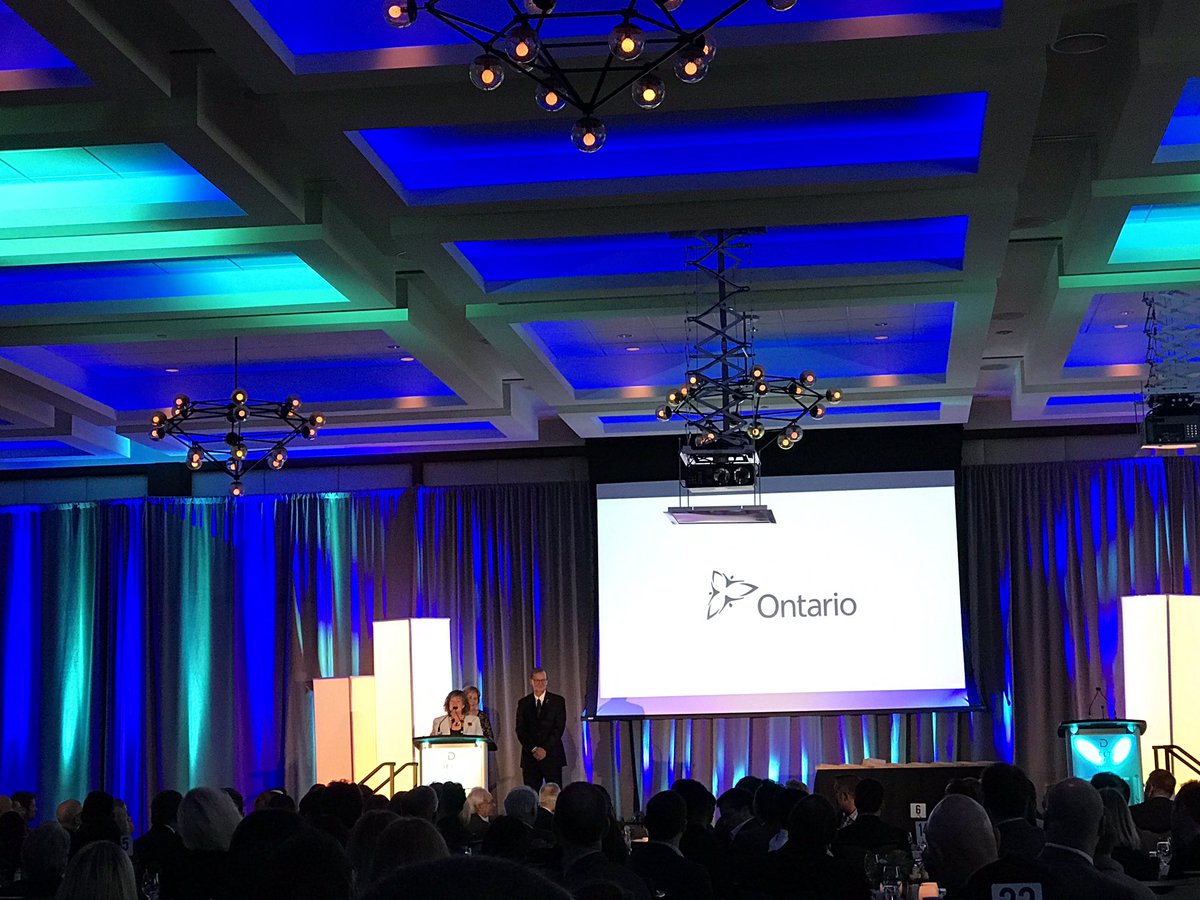ItTakesAForest's tweet photo. Forestry is vital to our economic wellbeing - Minister @Kathryn_McGarry @ONresources at #WoodDesignAwards. #ItTakesAForest https://t.co/UXF5586KuF