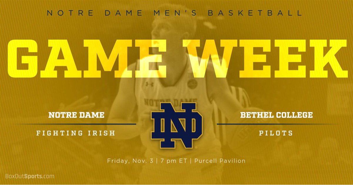 NDmbb's tweet photo. ☘️ return to your 💻,📱or smart 📺 
7 pm Friday vs Bethel College
🔗 https://t.co/xRSN6KXs9a
Anywhere WatchESPN is available. https://t.co/aJNU0NFfvq