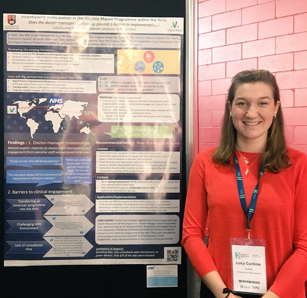 lucycuckow's tweet photo. It was a privilege to attend @LeadersHealth & present my research on how NHS Trusts are learning from the US Health System #LeaderHealth17 https://t.co/qklG07C35U