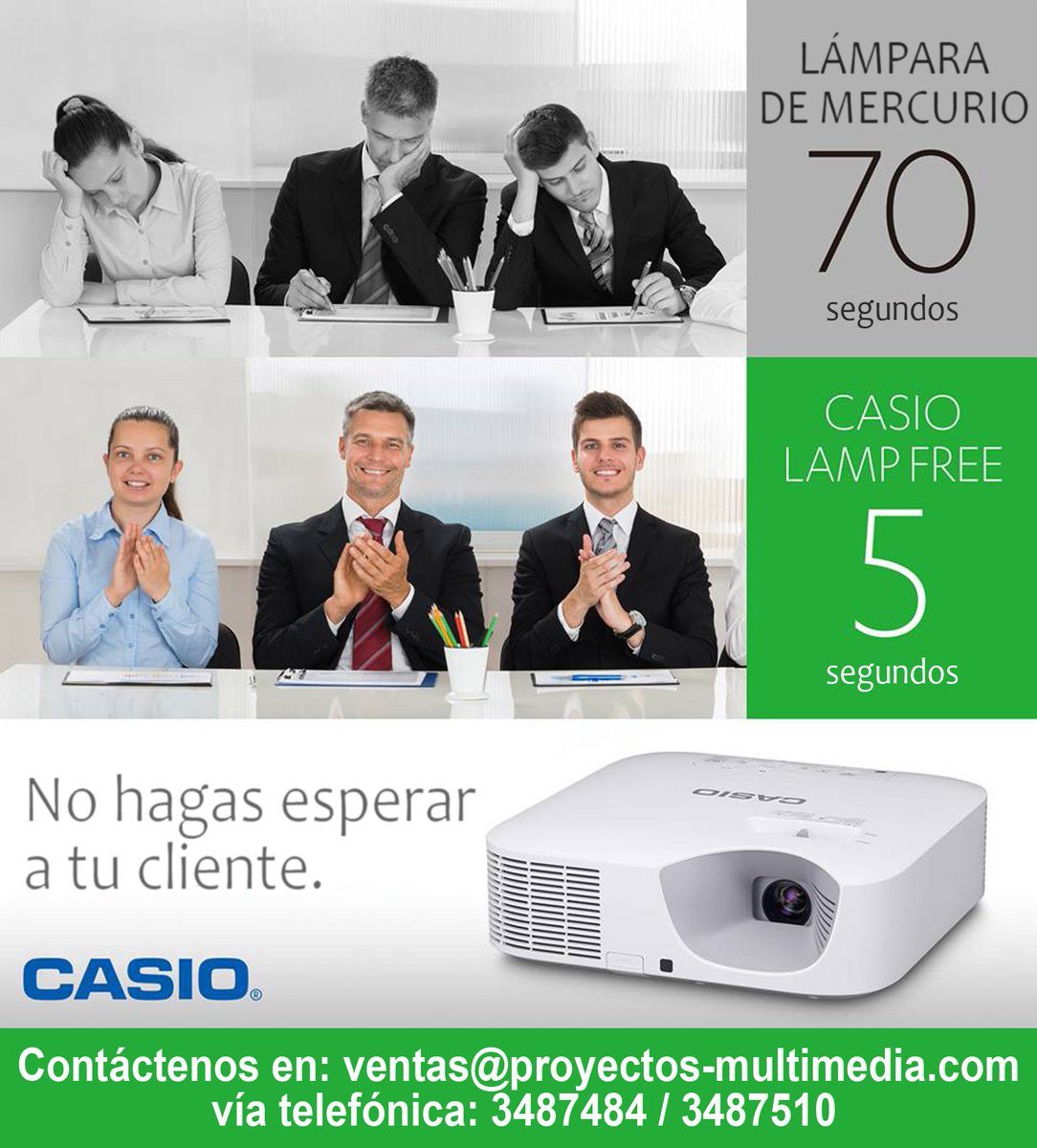 proyectosmulti's tweet photo. Los proyectores #Casio #LampFree alcanzan su máximo brillo de proyección en un mínimo de 5 segundos desde el inicio.  #ProyectosMultimedia https://t.co/Yk8Vs5I886