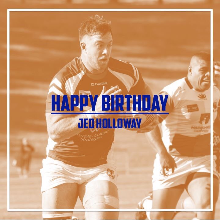 Happy Birthday to skipper Jed Holloway. From all of us at the PCS Rams, we hope you have a cracking day!! 🎂 #ramsrugby