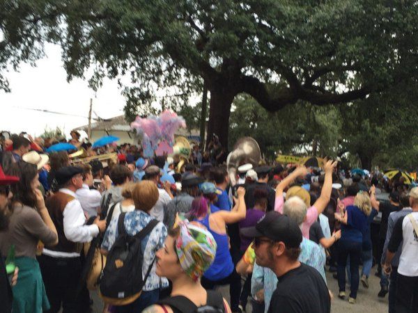 theadvocateno's tweet photo. At Fats Domino second line in New Orleans, a special send off for legend | Photos
https://t.co/UjT4egoG79 https://t.co/V4freZe4Vu