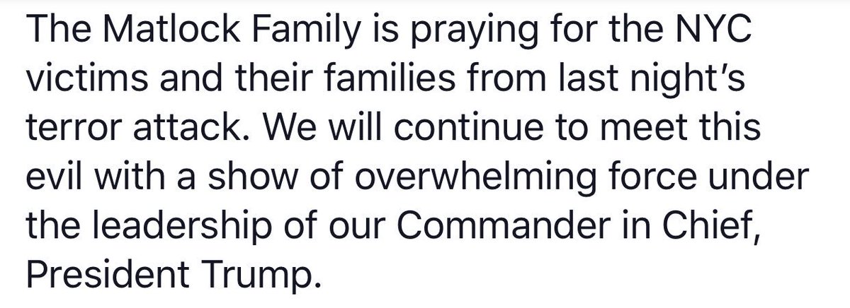 JimmyMatlockTN's tweet image. #PrayForNYC