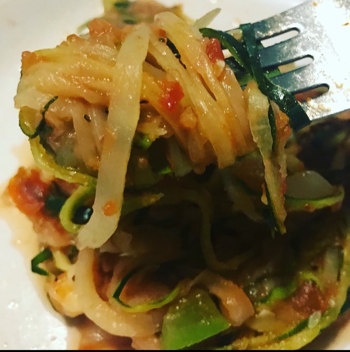 heathermaylash's tweet image. Zucchini noodle pasta is sooo good that I made it again! 
#influenstereats #contest #vegan #vegetarian #lowcarb  #recipe  #eatclean