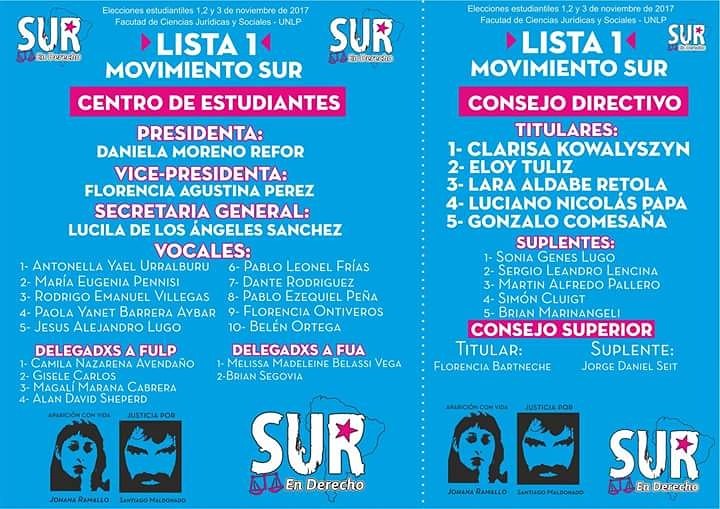 surderechounlp's tweet photo. Ésta es nuestra boleta: la que propone #ServicioAutogestionados, más y mejor #FormaciónAcademica, la implementación del #PLAN6  [1/2] https://t.co/C0HBDLVzhL