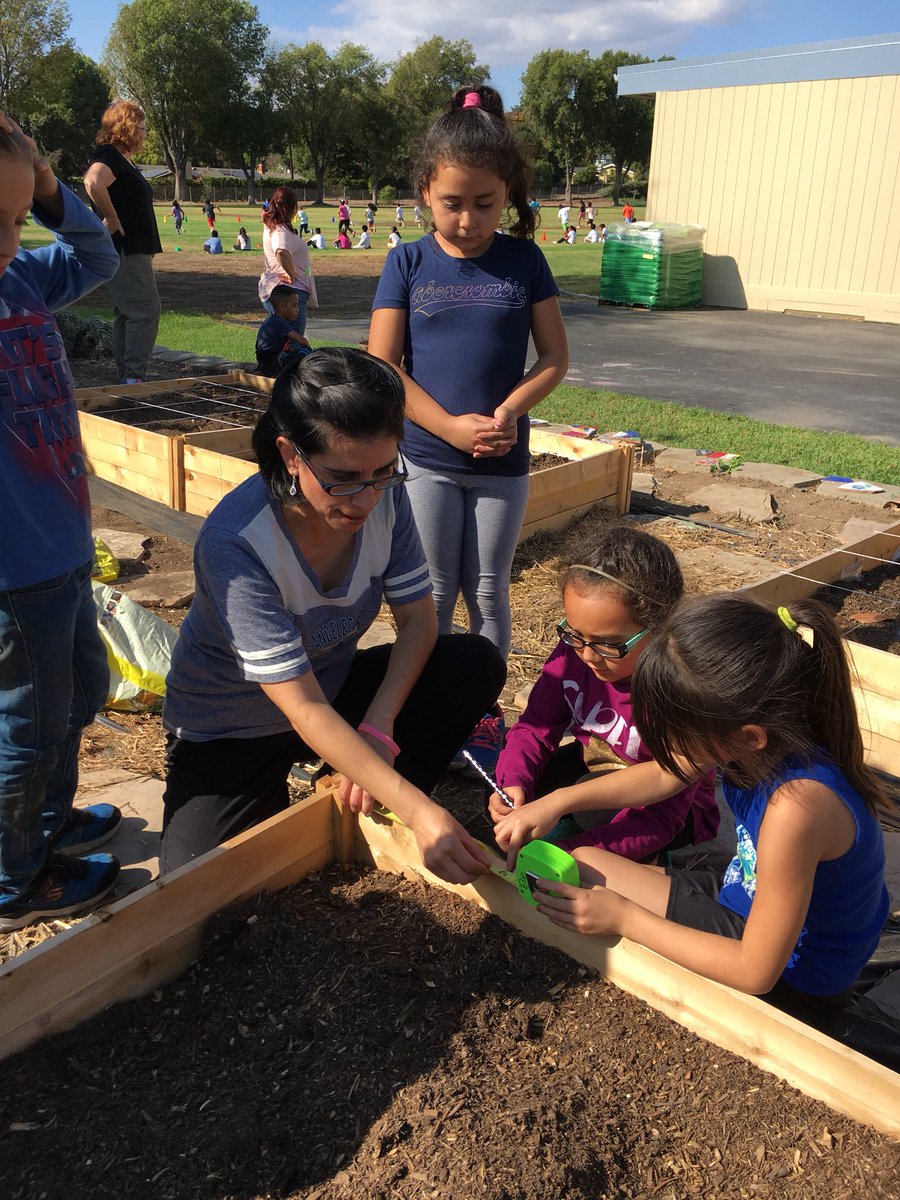 gkruip's tweet photo. “Gardening Club” planting and learning about healthy eating. https://t.co/jhpfXOniYG