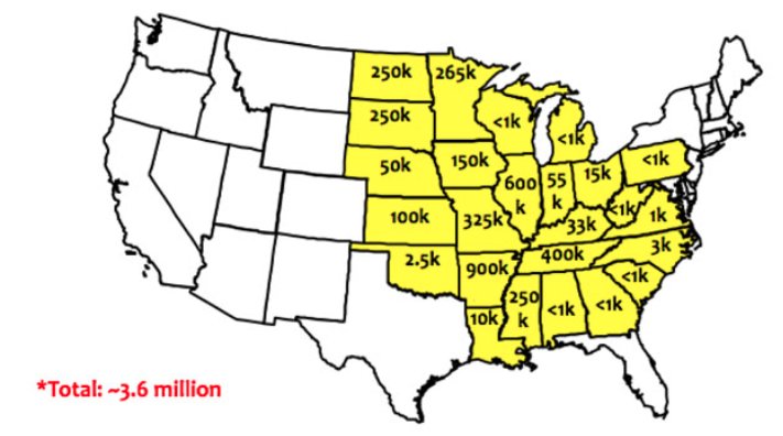 These Maps Show How Much Farmland Has Been Damaged by Dicamba Drift bit.ly/2iTjklG