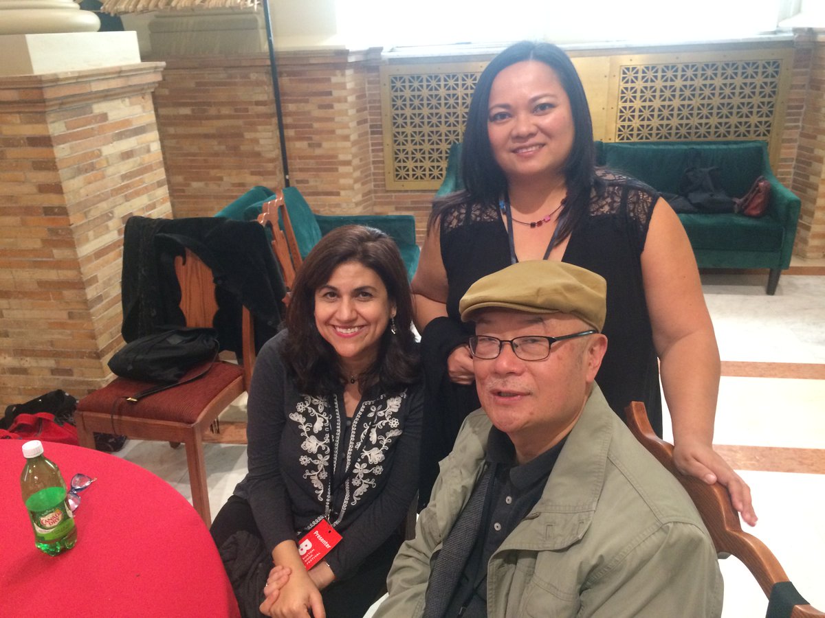 MarjanKamali's tweet photo. Before our panel at #BBF2017 with Ha Jin & @gracet09. We discussed writing, home, immigration & identify w/@sjmontlake. Thank you @csmonitor https://t.co/htvh78UIpa