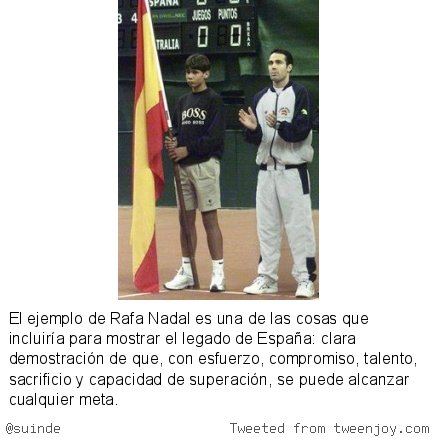 suinde's tweet photo. #IEApplication @RafaelNadal https://t.co/vcUyd4euis https://t.co/1eLGrlt6ev