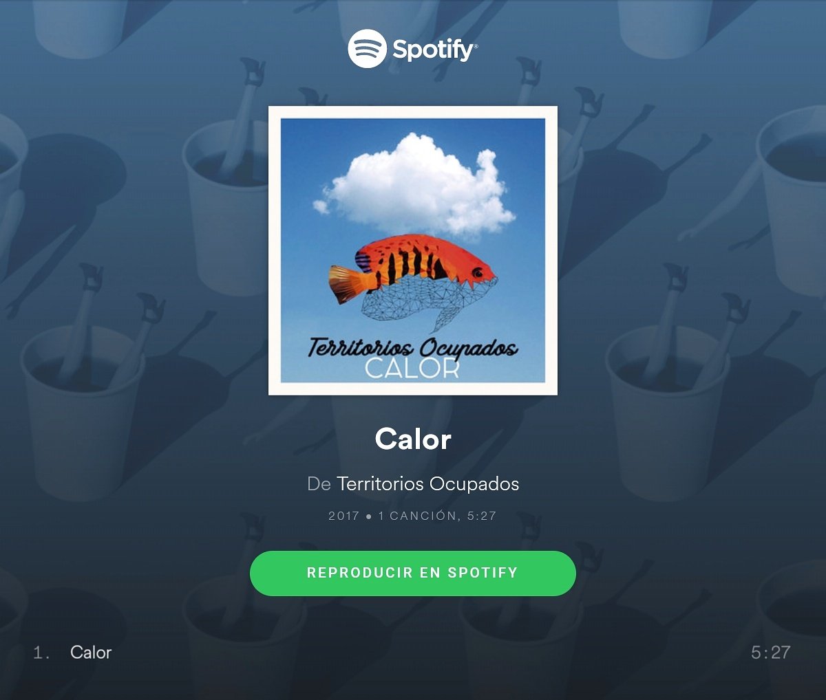 Aún te lo estás perdiendo? #territoriosocupados #spotify #calor Territorios Ocupados open.spotify.com/track/2kVfQQtK…