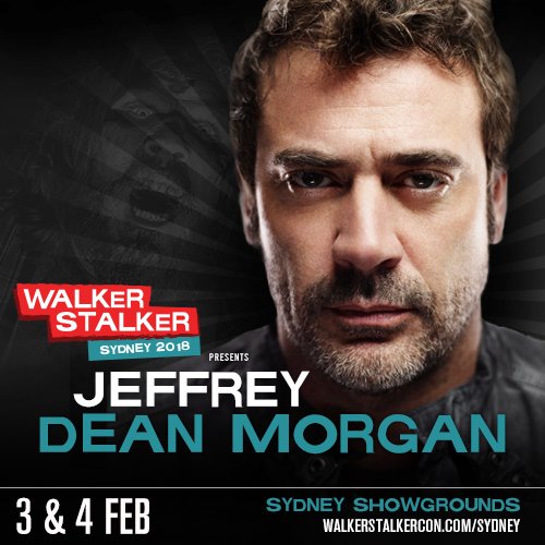 WalkrStalkrCon's tweet photo. GUEST ANNOUNCEMENT 📢 @JDMorgan (Negan, #TWD) joins the line-up for the first ever #WSCSydney! https://t.co/daDe9ObqoV https://t.co/utIzfxMRVh