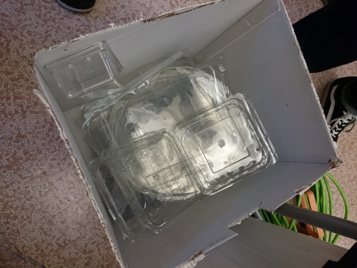 WestwoodGI's tweet photo. Ground up some clear #wasteplastic today for a #3Dprinting test next week @MrDulku #BPAPlusForEnergy @PrintYourMind3D @WWhighschool @FMPSD https://t.co/wtpua7EwN7