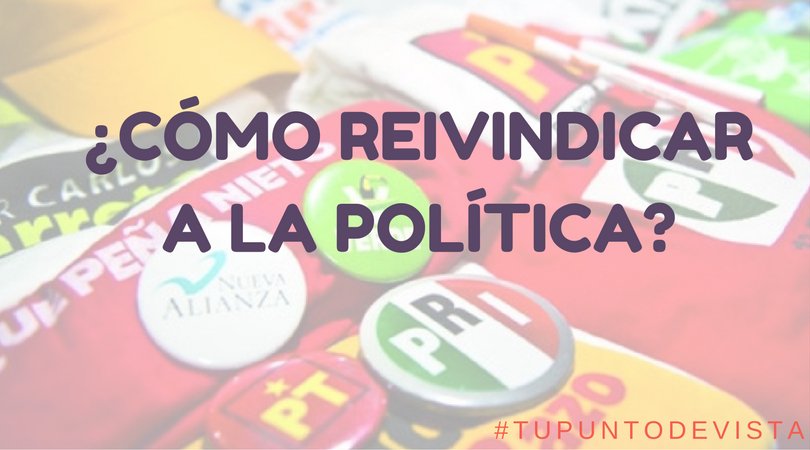 RPuntoSobreLai's tweet photo. #TuPuntoDeVista nos interesa! ¿Cómo reivindicar a la política? Ayúdanos respondiendo y tu respuesta puede aparecer en nuestra edición 33. https://t.co/Br19YQ2cNw