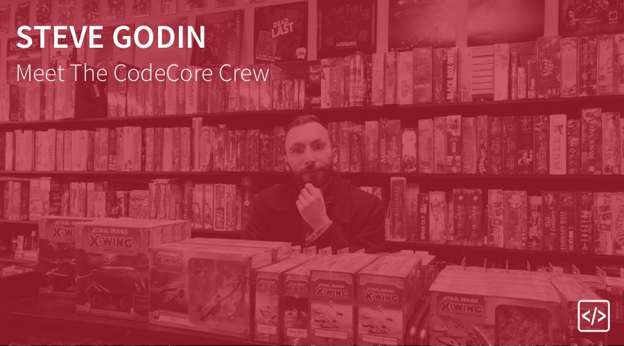 CodeCoreCollege's tweet photo. From electrical #engineer to #polyglot and #CodeCore instructor. Meet the #CodeCoreCrew: @whilestevego edition - https://t.co/YZ5Z4ydsVG https://t.co/E0vgj2qC5A