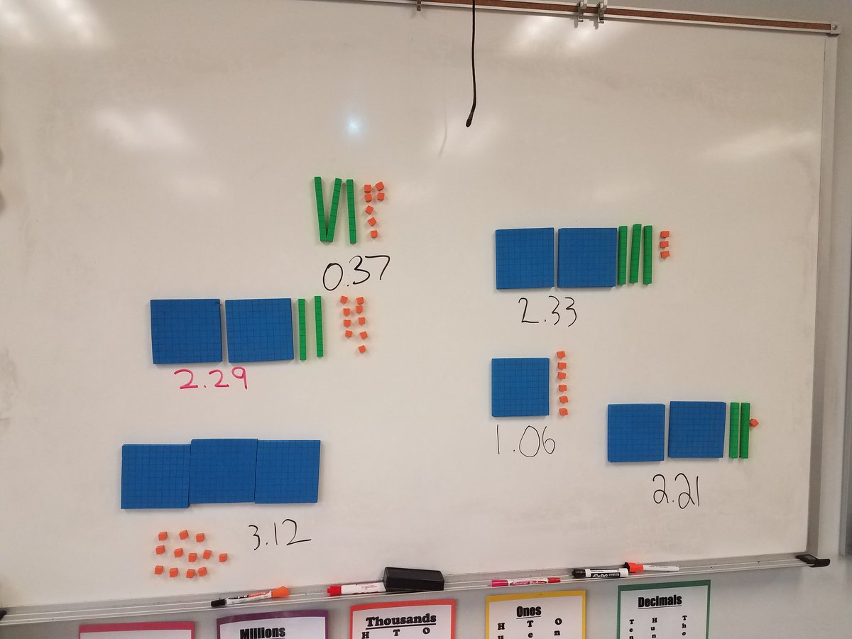 AKyleNISD's tweet photo. A4: using base 10 blocks to model decimals #MichaelPLC https://t.co/gDIqnUwpS1