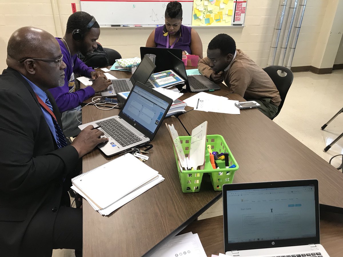 DatAmazingCoach's tweet photo. @KeyMS_Cougars #MightyMathTeam wants to know how @ImagineLearning can support #RTI ... so I let them experience it as a student! #Achieve180 https://t.co/mNUsaG03xT