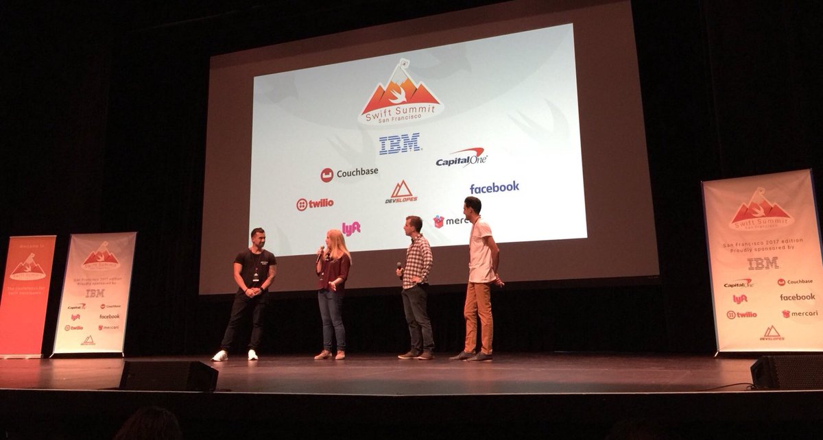 SwiftSummit's tweet image. Swift Summit 2017✔️🙏Thank you to our community- attendees, speakers, MCs, sponsors &amp;amp; volunteers for coming together and making it special ❤️