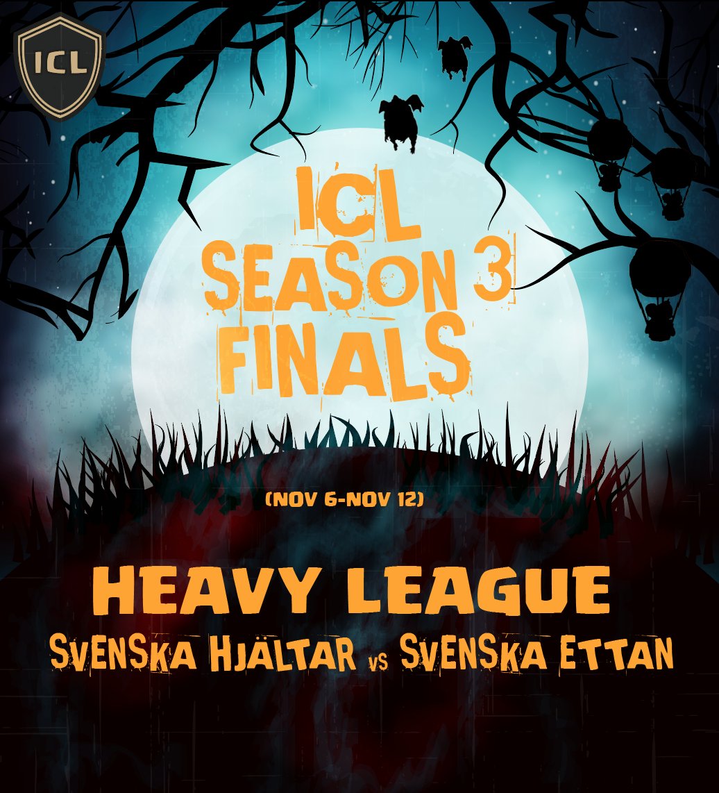ICL Heavy League has played it´s semifinals and two Swedish teams are through to the finals. Svenska Ettan vs Svenska Hjältar.
