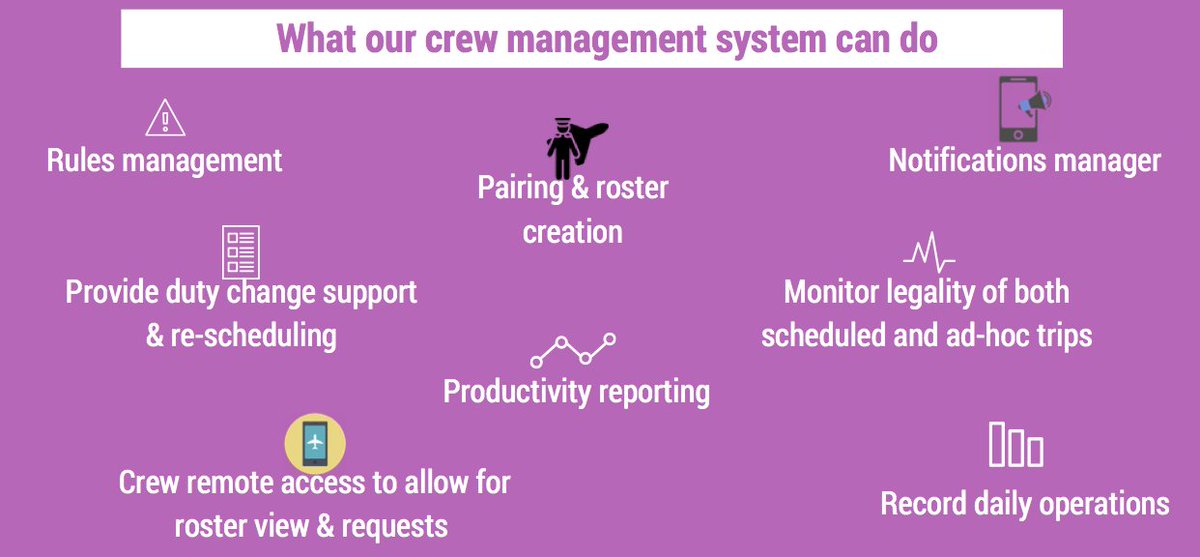SadimSolutions's tweet photo. Effective crew management means proper planning, rostering, utilization,  training tracking and communications. https://t.co/BzLYd50xcA https://t.co/fNgHnkM8Yd