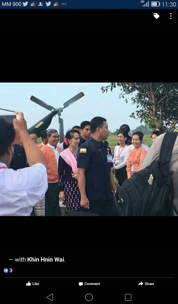 Aung San Su Kyi go to Sittwe&amp; Maungdaw(Rakhine state) Myanmar#Peace &amp; Developement