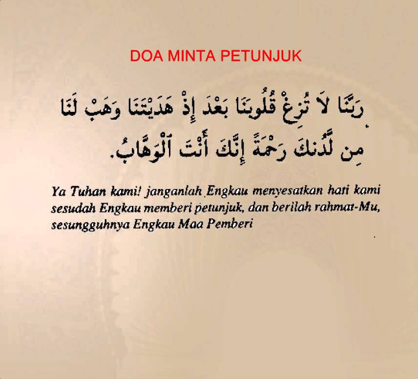 A W P On Twitter Ada Masalah Mintak Petunjuk Darinya Bukan Meroyan Dekat Twitter Doa Mintak Petunjuk Https T Co Ccpfawtfuy Twitter