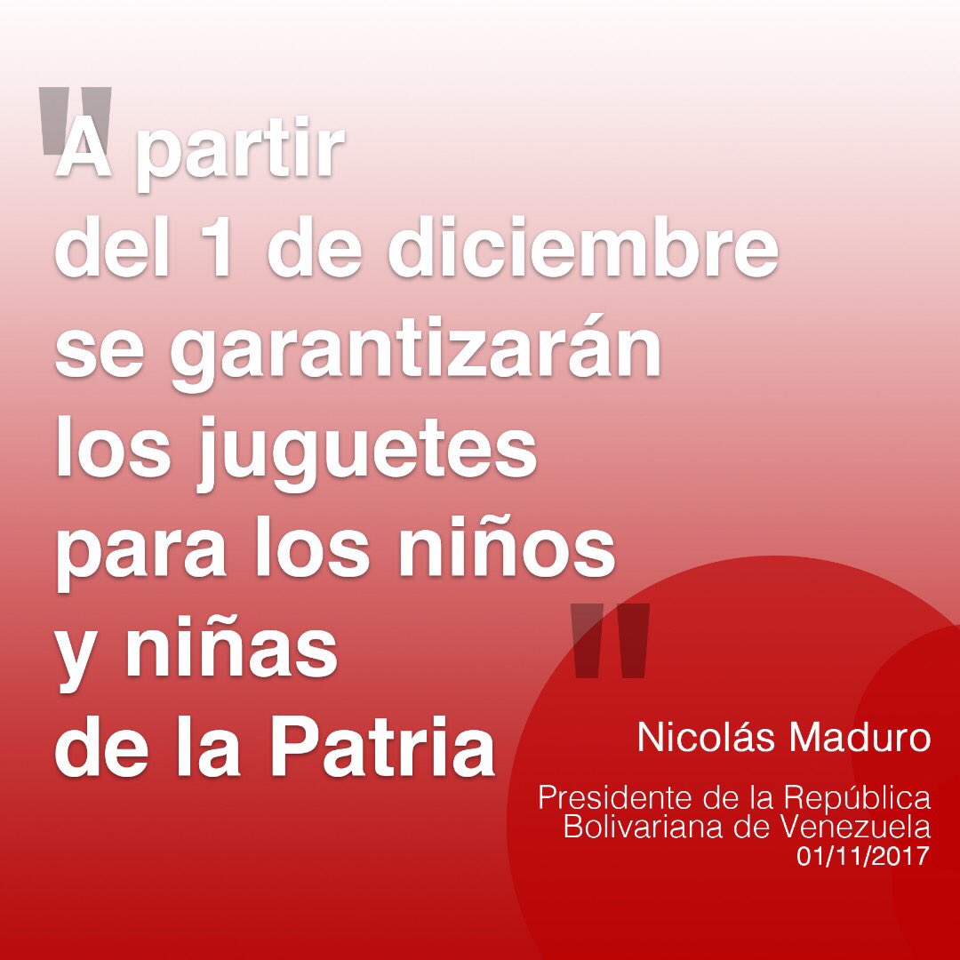 VillegasPoljak's tweet photo. #MedidasDeProteccionAlPueblo anunció @NicolasMaduro #FelizChavidad2017EnPaz https://t.co/NTZZ9fvSoS