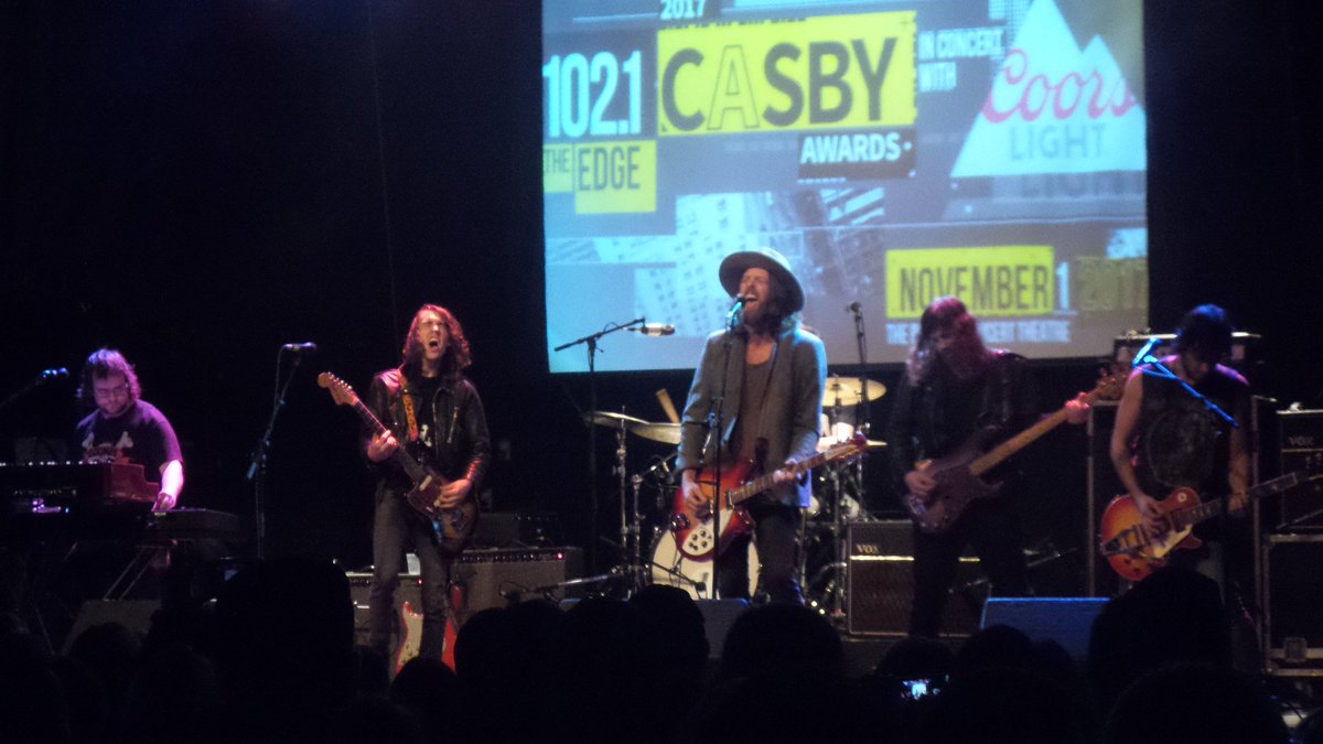 the_edge's tweet photo. Time for some heartfelt tunes from rocker @MattMays here at the #CASBYS, in concert with Coors Light! https://t.co/R9wtpzQmfJ