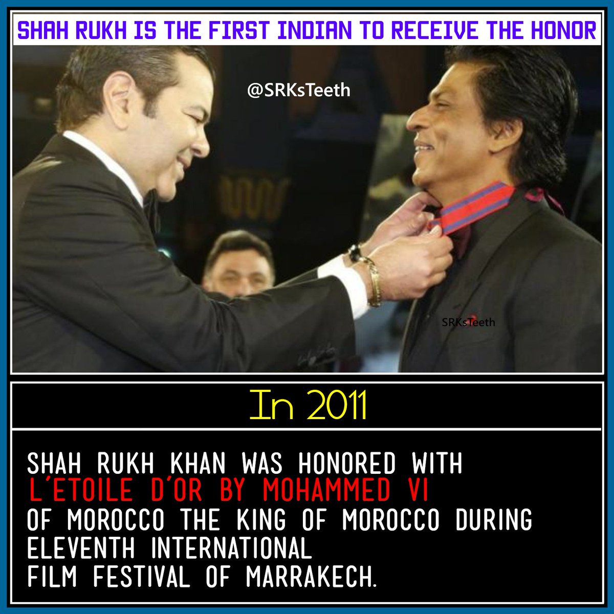 SRKsTeeth tweet picture