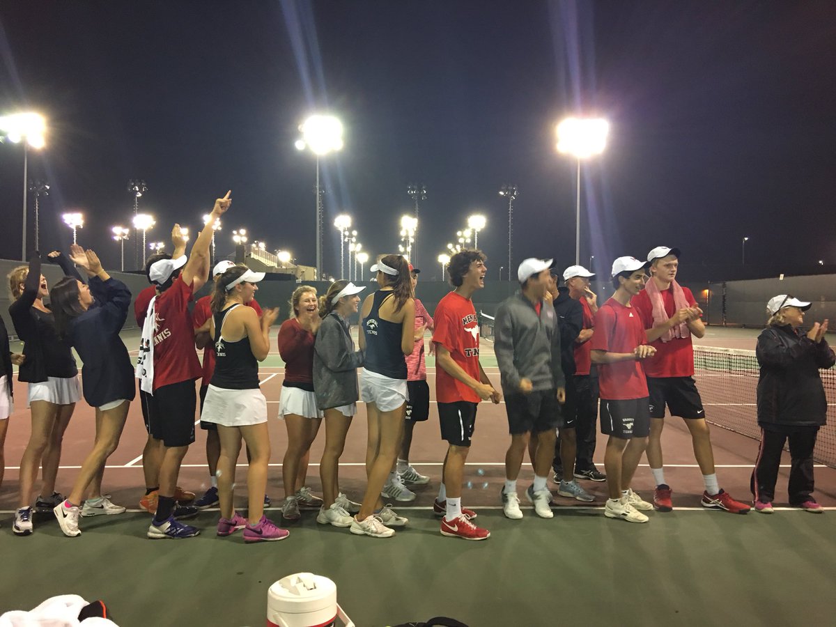 sbisdathletics's tweet image. Memorial defeats Vandegrift, 10-3, to advance to UIL 6A State Team Tennis Championship vs Cy Ranch tomorrow @ 3pm @ Texas A&amp;amp;M! #SBISDProud