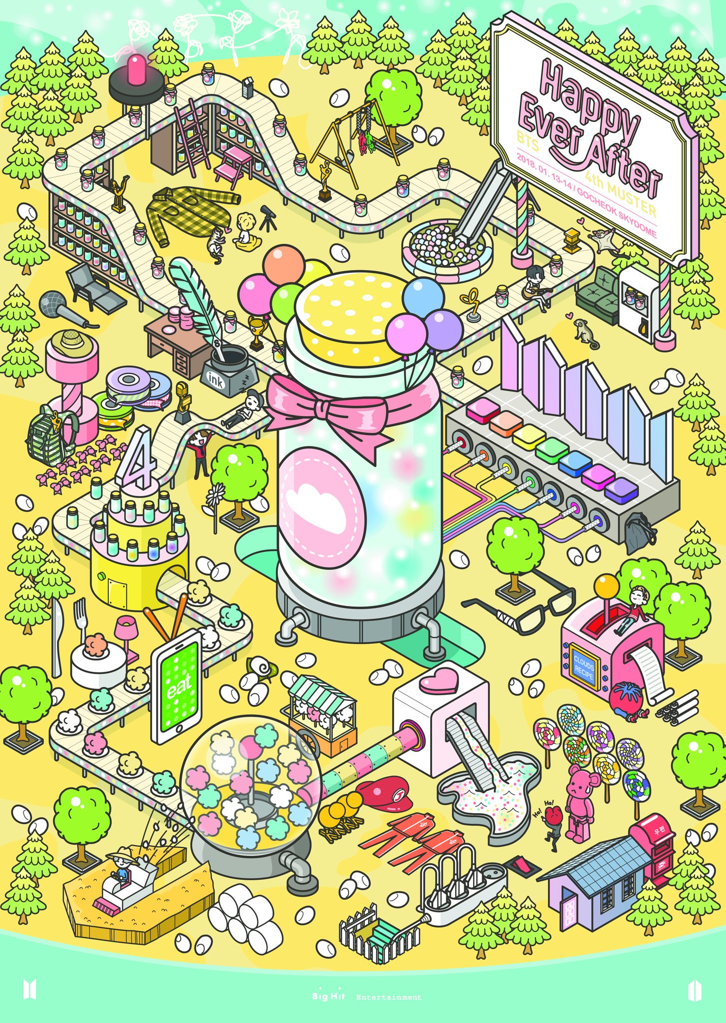 Bighit Entertainment Bts 4th Muster Happy Ever After 방탄소년단 Bts 4thmuster