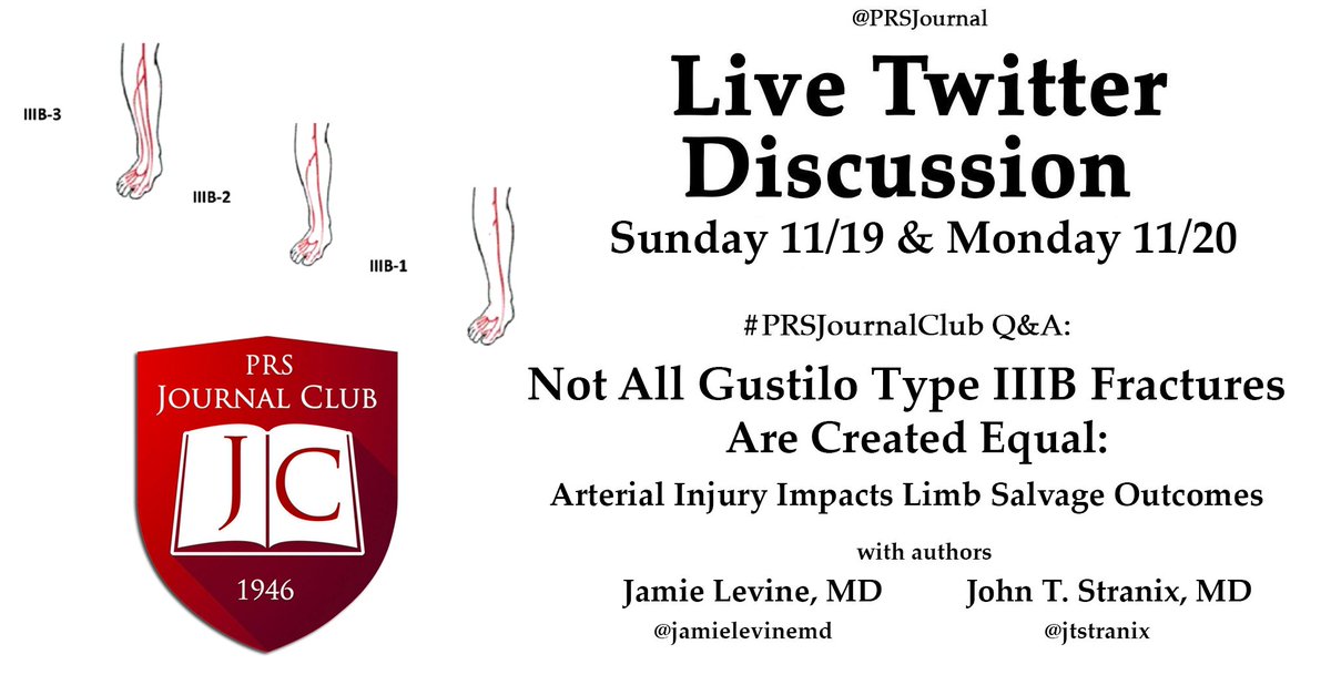 prsjournal's tweet photo. #PRSJournalClub! Read: https://t.co/Nlj7AdFA8R; Listen: https://t.co/OjYCZhnyOR; Discuss w/@jtstranix &amp; @JamieLevineMD Nov. 19 &amp; 20 https://t.co/7wV8Ekf4ce