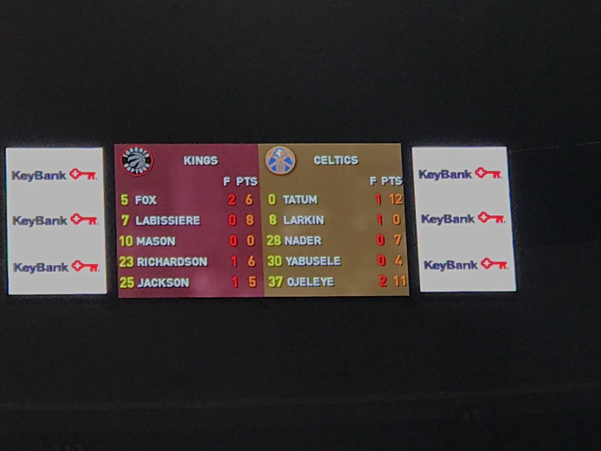 Scoreboard fail at <a href="/nuggets/">Denver Nuggets</a>. Somebody’s losing their job. Go Celtics!!!!