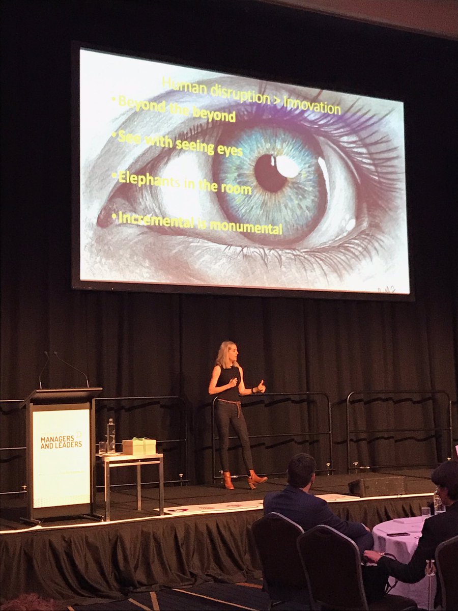 IML_ANZ's tweet photo. "Trust is the currency of change. Transparency is essential." - @heathergibson2 on self awareness at #7Attributes conference Brisbane https://t.co/qGRTznFq3Y