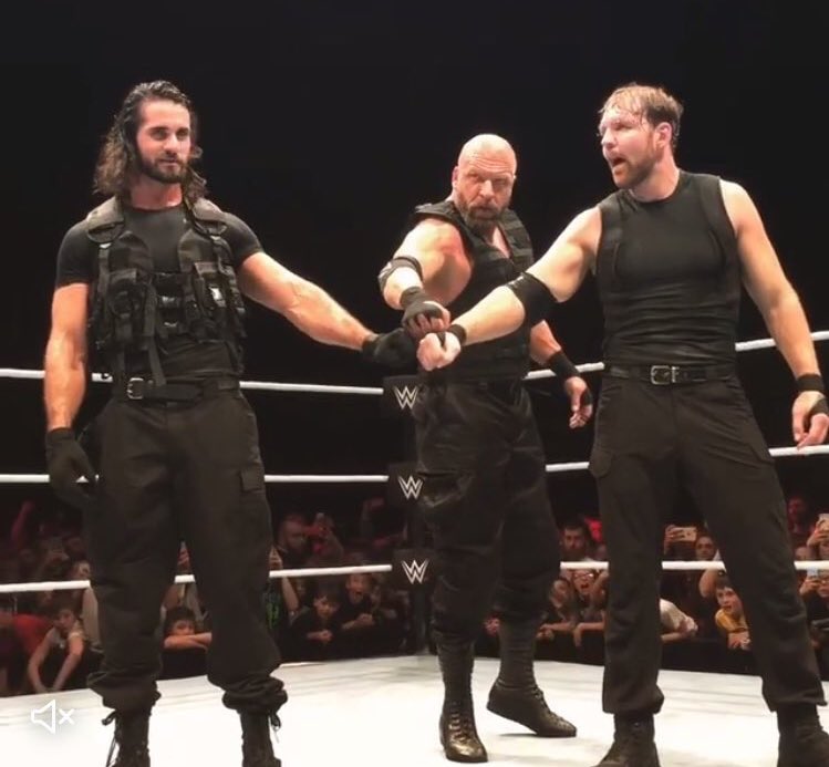 JerichoIsAlpha_'s tweet photo. Umm... Wait Seth when did we start working for The Authority again? 🤔 #WWEGlasgow #TheSHHHIELD
👊🏻👊🏻🤔👊🏻 I don't get it... https://t.co/9g0BoeQcBV