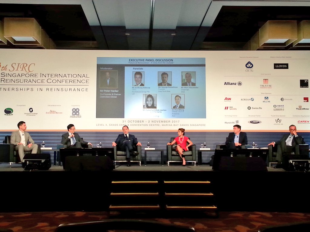 AIReDaily's tweet photo. Executive panel discussion-"Future of Reinsurancd-A view from the Outside" #SIRC2017 #14SIRC https://t.co/NBgEamAqcC